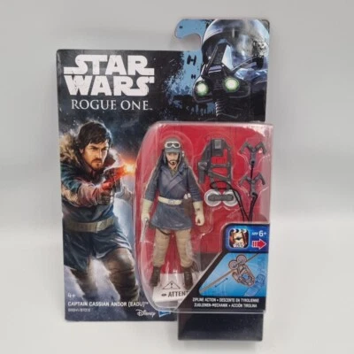 STAR WARS Rogue One HASBRO Disney Captain Cassian ANDOR Action Figure 3.75" New - Image 1 of 4