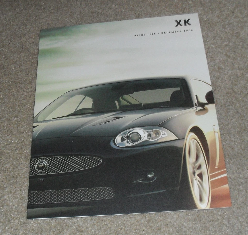 Jaguar XK Price Guide 2006 4,2 V8 cupé y convertible XKR supercargador Foto 1 de 1