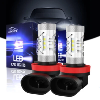 2x 6500K H11 Kit Bombillas LED Antiniebla/Conducción Delanteras Lámparas Alta Potencia Xenón Blanco Foto 1 de 4