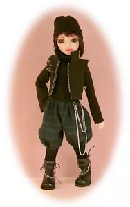 BJD Muster 4 Creedy 12,75", 3 Outfits; Katze, Punk & Kleid. Kopie bei 110% für MSD - Bild 1 von 10