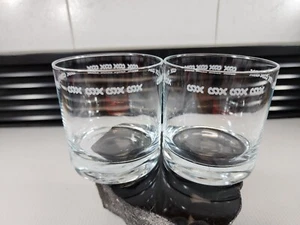 Tiffany Co 2 Old Fashioned 8 oz Glasses - Picture 1 of 7