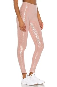 Beyond Yoga DI3243 Brillante Leopardo Cintura Alta Midi Legging Tintado Rosa Talla L - Imagen 1 de 4