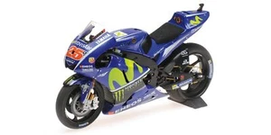 Minichamps YAMAHA YZR-M1 MOVISTAR MAVERICK VINALES MOTOGP 2017 scale model 1:12 - Picture 1 of 3