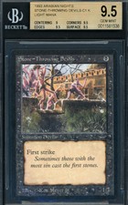 MTG Arabian Nights STONE- THROWING DEVILS (light) | BGS 9.5 Graded Magic LOW POP