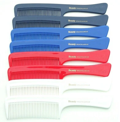 2 Stück Griffkamm Kamm Kämme Styler Afrokamm Wellen Föhnen Haar Haarpflege Farbe