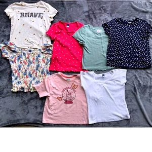 Bundle 7 girls L Old navy Tees Short Sleeve Casual Tops Kids Size L (10-12) - Picture 1 of 16