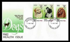 New Zealand. DOGS. 1982 Health Issue. FDC. (BI#51) - Picture 1 of 1