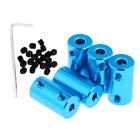 5x RC Models Spare Parts Motor Shaft Coupling Coupler Connector w/ M4 Screw