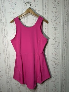 Spyder Active Women’s One Piece Skorts W/Pocket Stretch Hot Pink Size L - Picture 1 of 10