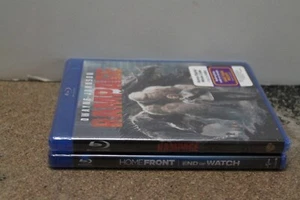 3 action blurays--Rampage; Homefront; End of Watch NEW - Picture 1 of 3