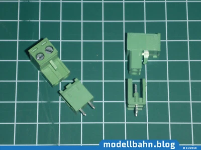 Märklin 2 Gleisanschluss Stecker f.Central Station 60212-16 ESU Ecos ähn.61171