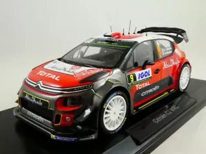 Norev Citroen C3 WRC #9 Lefebvre Tour de Corse 2017 1/18 181633 - Foto 1 di 3
