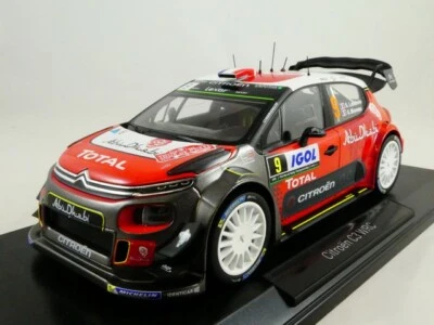 Norev Citroen C3 WRC #9 Lefebvre Tour de Corse 2017 1/18 181633 - Immagine 1 di 3
