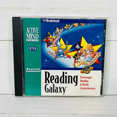 READING GALAXY Reading Comprehension ACTIVE MIND - BRODERBUND / CD-ROM PC & MAC - Image 1 of 4
