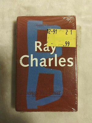 Ray Charles-Living Without You Cassette Single SEALED Warner Bros. 1991 - Image 1 of 4