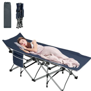 Campingbett 250 kg Campingliege klappbar Feldbett Liege Gästebett Reise - Bild 1 von 41