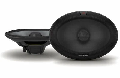 Alpine R-S69.2, R Series 6x9" 2 Way Coaxial Car Speakers - 300 Watts Peak - Image 1 of 4