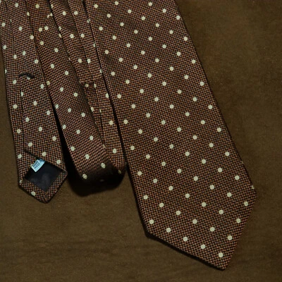 Gravata abercrombie & fitch vintage 100% seda feita à mão nos EUA anos 90 56" - Imagem 1 de 4