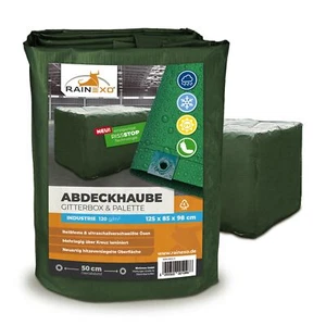 Rainexo Abdeckhaube für Gitterbox Grün 120g/m² 125x85x98cm - Bild 1 von 6
