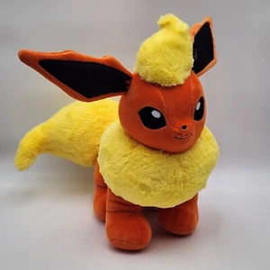 Build a Bear Pokeman Flareon 17” Orange & Yellow Large Plush 2020 With Sound - Picture 1 of 10
