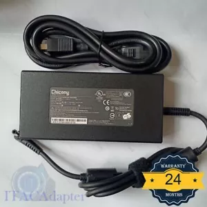 Chicony A17-230P1A 19.5V 11.8A 230W AC Adapter Charger 5.5MM MSI Gigabyte Clevo - Picture 1 of 10
