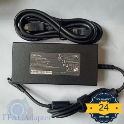 Chicony A17-230P1A 19.5V 11.8A 230W AC Adapter Charger 5.5MM MSI Gigabyte Clevo - Image 1 of 4