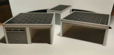 HO/1:87 Modellbau Garage Bausatz, Einzelgarage, Doppelgarage - Bild 1 von 4