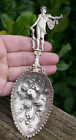 Antique Sterling Silver Ornate Sterling Silver Fruit / Service Spoon