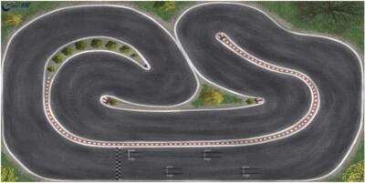 Driftstrecke Drift Park NEU für mini Racer wie Dr!ft oder Siku 240cm x 120cm - Bild 1 von 4