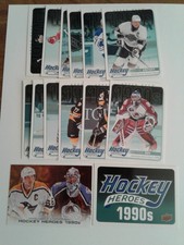 2013-14 ud 1990s hockey heroes set 14 cards nr-mt