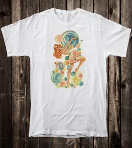 Camiseta Retro Niña Pinup Vintage Mediados de Siglo Arte Burbuja Burlesque - Imagen 1 de 7