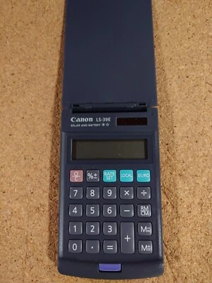 Canon LS-39E Calculator Solar and Battery Good Working Condition - Image 1 of 4