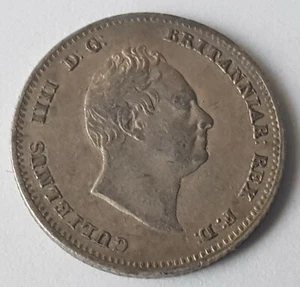 Moneda de plata de cuatro peniques Guillermo IV de 1836 - Imagen 1 de 2