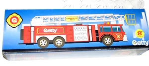 Getty Limited Edition Fire Rescue Truck Toy Siren Lights Diecast Collectible NEW - Picture 1 of 15