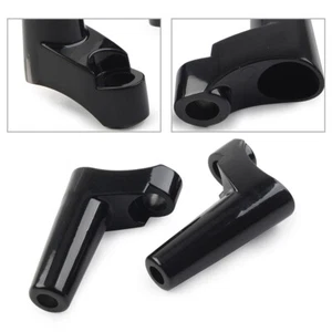 For Harley Dyna Sportster 1200 XL883N Front Turn Signal Mounts Relocation Black - Picture 1 of 8