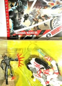 GI joe SNAKE EYES vs STORM SHADOW Motorcycle cycle mission ninja files 2006 - Picture 1 of 3