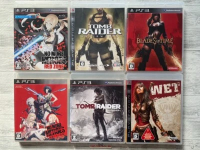 SONY PS3 No More Heroes & Tomb Raider & Blades of Time & Wet set from Japan - Image 1 of 4