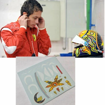 Decals 1.18 1/18 Valentino Rossi Ferrari F1 driver car model auto Top Model - Image 1 of 2