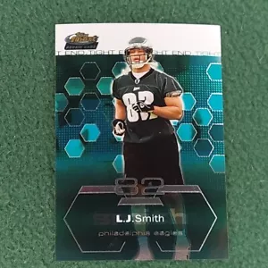 L.J. Smith 2003 Topps Finest ROOKIE card #73 Philadelphia Eagles - Picture 1 of 2