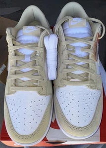 Nike Dunk Low Retro SE Schuhe Suede Team Gold White FQ8249-102 Herren NEU - Bild 1 von 7