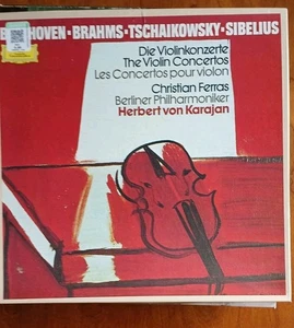 D5-33 BEETHOVEN / BRAHMS / TSCHAIKOWSKI The Violin Concertos - 3LP BOX SET - Picture 1 of 1