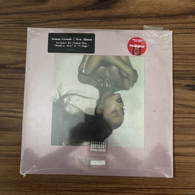 Ariana Grande Thank U, Next Exclusive Limited Edition Clear Vinyl 2 LP NEW Foto 1 de 3