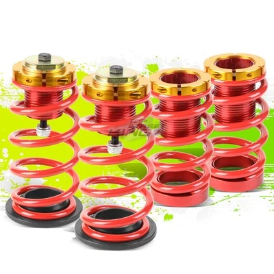 KIT DE SUSPENSIÓN COILOVER 4PCS RESORTE ROJO 1"-4" REPUESTO PARA HONDA CIVIC 12-15 Foto 1 de 4