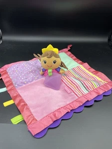 Infantino Lovey Baby Sicherheitsdecke Beißring Patchwork Puppe Band Prinzessin EUC - Bild 1 von 5