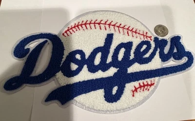 Brand New LOS ANGELES Embroidered- Iron On VEST/ JACKET  Patch   11”x 5” Nice! - Image 1 of 3