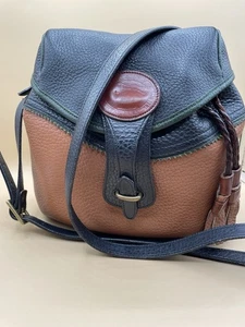 DOONEY & BOURKE All Weather Leather TETON Three Color Bucket Crossbody USA RARE - Bild 1 von 21