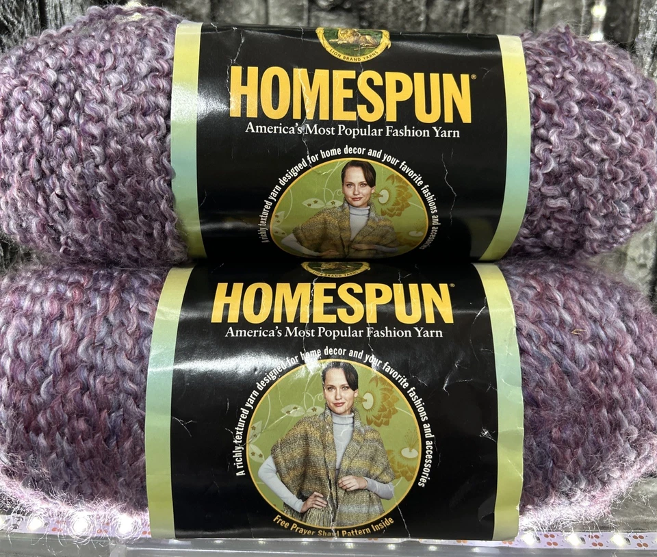 Lion BRAND Yarn Homespun Color Baroque 6oz 185 Yd