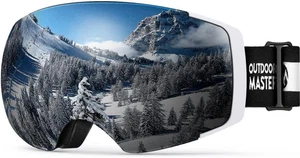 Maschera Da Sci PRO, Senza Cornice, Lenti Intercambiabili Occhiali Da Sci Snowbo - Foto 1 di 12