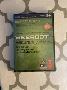 Webroot Secure Anywhere Internet Security Complete 2013 Sealed - Picture 1 of 3