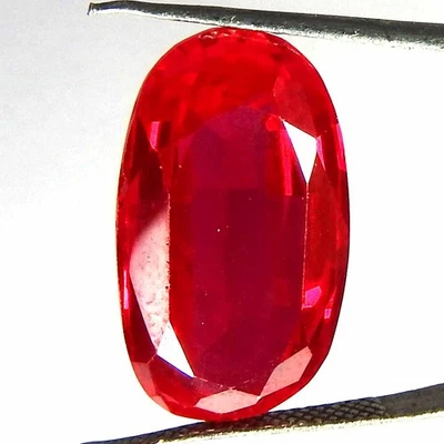 17.55CtsNatural 21x11x6 Imitation Ruby Oval Cut Cabochon Loose Gemstones - Image 1 of 3